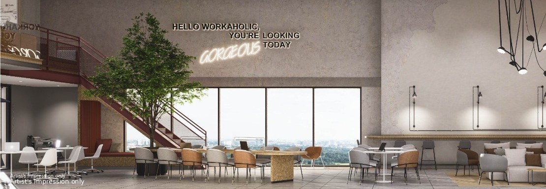 Co-working Space, Amara Residences @ Ara Damansara, artist impression