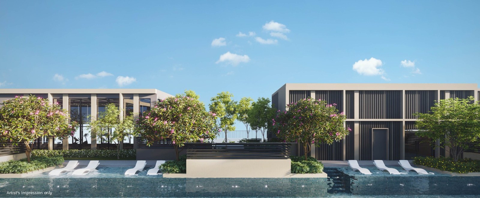 Pool Deck, Amara Residences @ Ara Damansara, artist impression